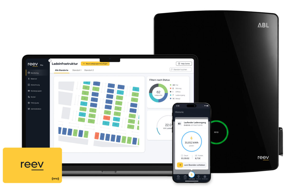 Sae Reev Smart charging stations thanks to intelligent software - reev & ABL