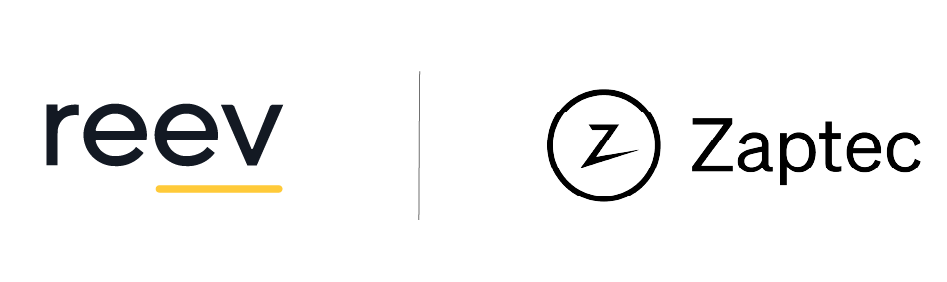 reev & Zaptec 1X Mit dem Lizenzschlüssel können Sie Ihre Ladestationen verbinden und mit der reev ready Software smart machen.
